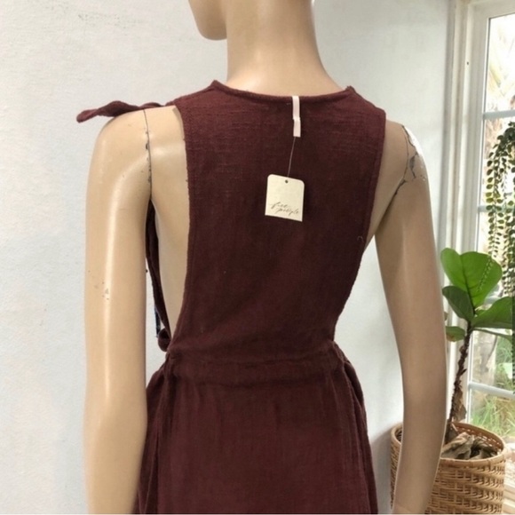 free people jumpsuit C rum raisin - Picture 4 of 16